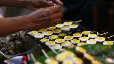 Sokak Tayland Gıda, bıldırcın yumurtası ızgara