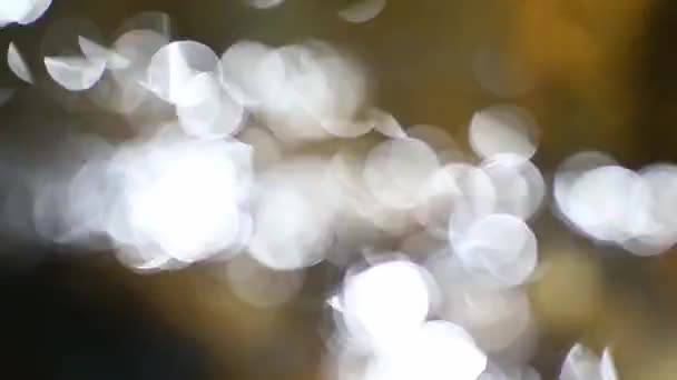 抽象模糊与闪烁的散景灯背景 — 图库视频影像