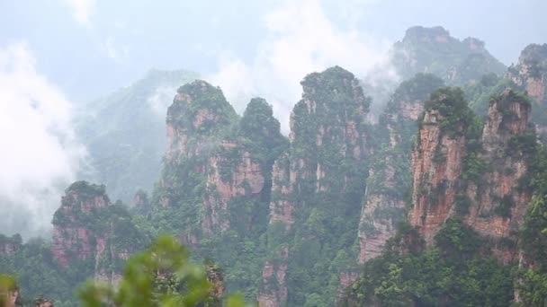 Parque Forestal Nacional Zhangjiajie — Vídeos de Stock