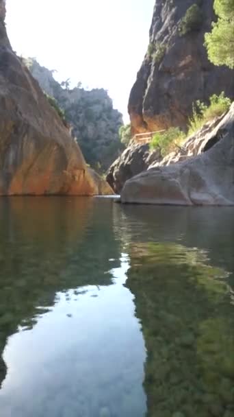 温泉の美しい風景 — ストック動画