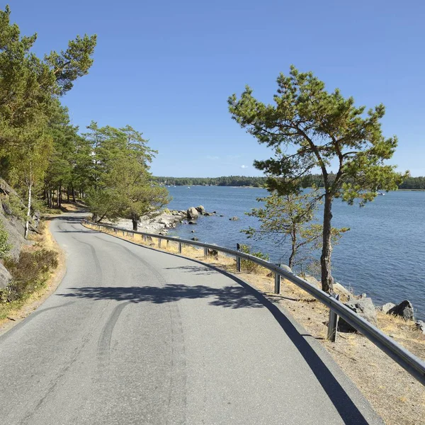 Дорога Морю Нинсхамн Швеция — стоковое фото