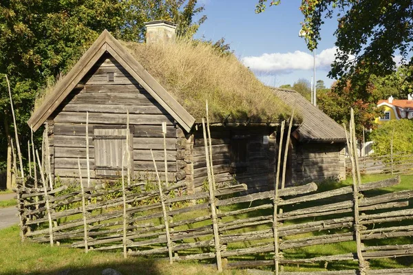 Staré Opuštěné Farmy Kabina Severním Švédsku — Stock fotografie