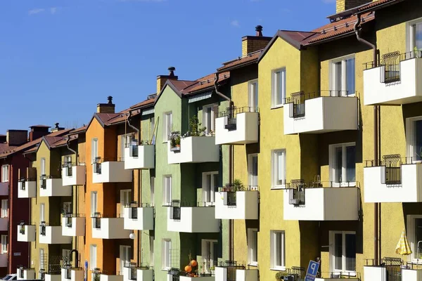 Flerbostadshus Stockholmsområdet — Stockfoto