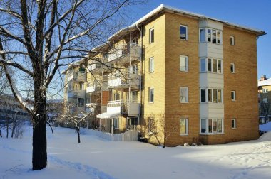 Kışın Daire, Stockholm - İsveç.