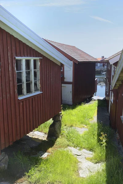 Old Boathouses Poles — Stock Photo, Image