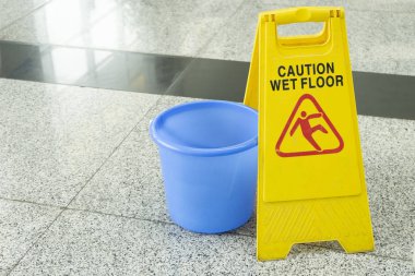 dikkat zemin ıslak ilerleme dikkat işareti Office Temizleme,