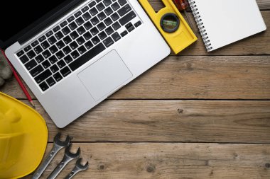 mühendis masası veya masa arka planı, mühendislik ve ar projesi