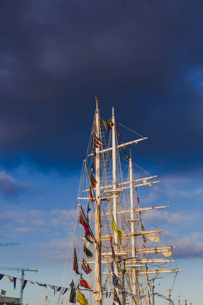 Dublín Irlanda Junio 2018 Buques Patrimoniales Largo Del Río Liffey —  Fotos de Stock