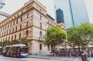 Sydney, Avustralya - 26 Aralık 2014: mimari Sydney Cbd, sokaklarında