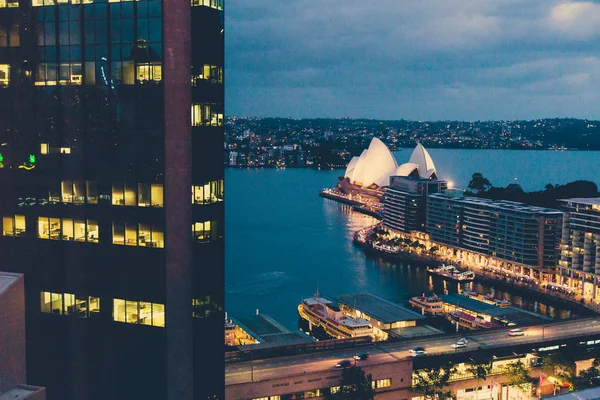 Sydney Australia December 26Th 2014 Skyscrapers Sydney Circular Quay Overlooking — Stock Photo, Image