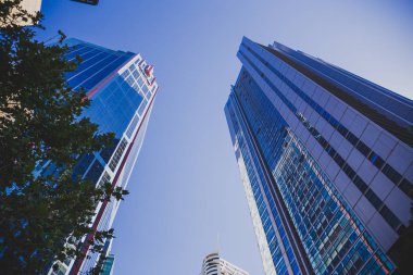 Sydney, Avustralya - 26 Aralık 2014: Sydney Cbd yüksek binalar