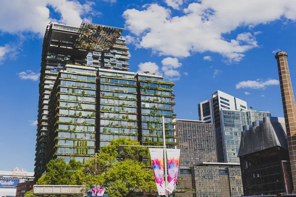 Sydney Australia Grudnia 2014 Zewnątrz Hotelu Central Park Centrum Handlowe — Zdjęcie stockowe