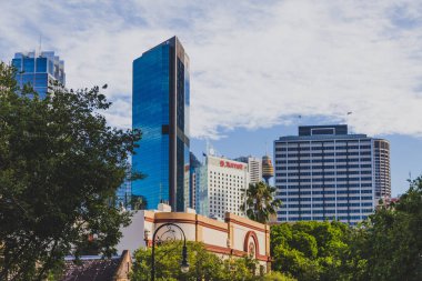 Sydney, Avustralya - 26 Aralık 2014: Sydney Cbd tarihi The Rocks bölgesi detayını