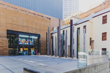 Sydney, Avustralya - 30 Aralık 2014: dış Cbd Sidney Müzesi