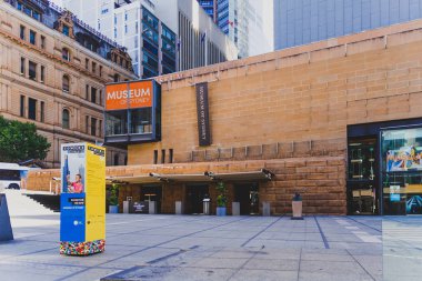 Sydney, Avustralya - 30 Aralık 2014: dış Cbd Sidney Müzesi