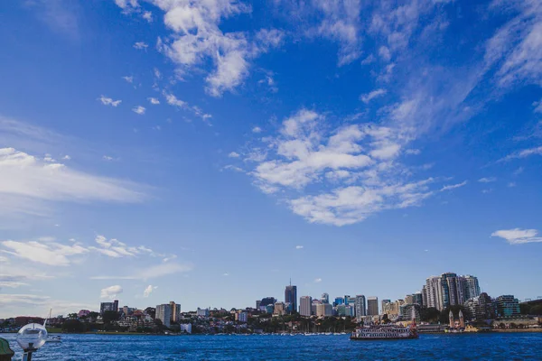 Sydney Australia December 26Th 2014 Detail Sydney Harbour Bay Skyline — Stock Photo, Image