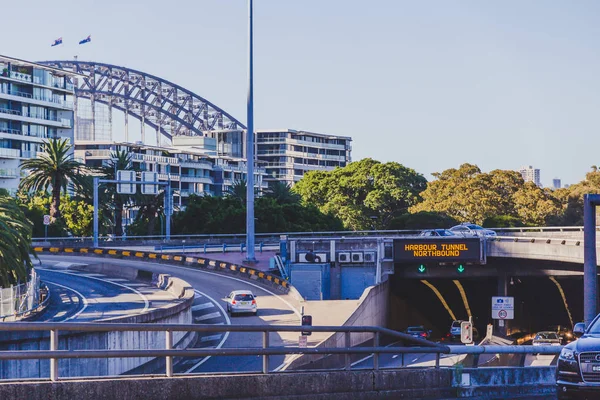 Sydney Australia December 30Th 2014 Detail Sydney Harbour Bridge Fastway — Stock Photo, Image