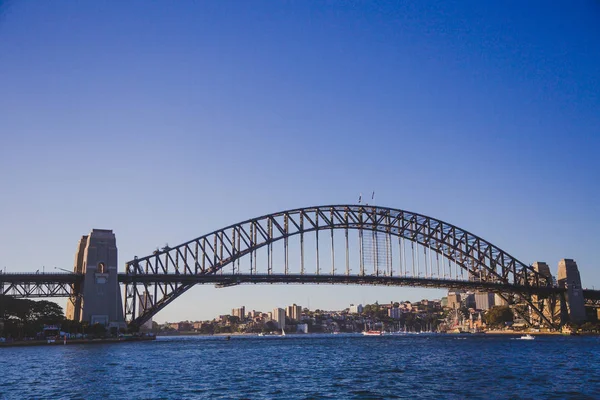 Sydney Australia December 30Th 2014 Detail Sydney Harbour Bridge Harbour — Stock Photo, Image