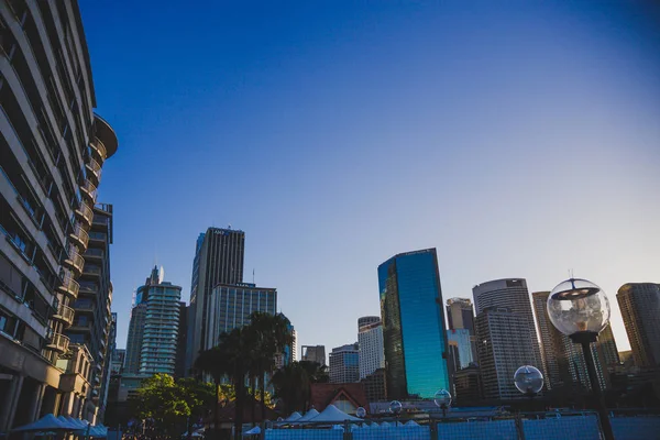 Sydney Australia Diciembre 2014 Edificios Hoteles Que Rodean Circular Quay — Foto de Stock