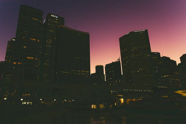 Sydney Australia Dicembre 2014 Dettaglio Degli Edifici Circular Quay Sydney — Foto Stock