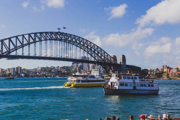 Sydney Autriche Janvier 2015 Pont Port Sydney Circular Quay — Photo