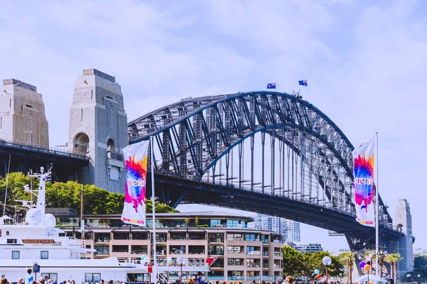 Sydney Australia Enero 2015 Puente Del Puerto Sydney Visto Desde — Foto de Stock