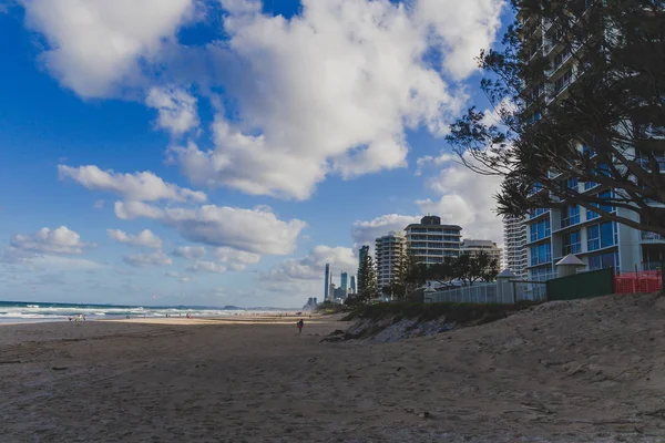 Goldküste Australien Januar 2015 Blick Auf Den Hauptstrand Der Goldküste — Stockfoto