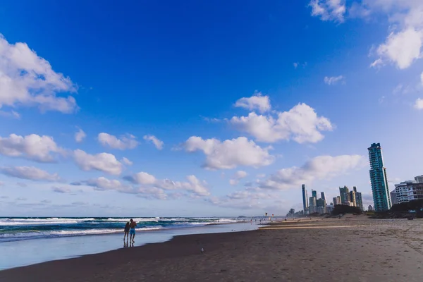 Guldkusten Australien Januari 2015 Utsikt Över Main Beach Gold Coast — Stockfoto