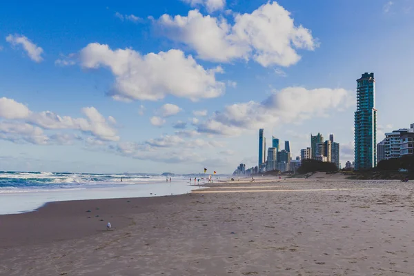 Goldküste Australien Januar 2015 Blick Auf Den Hauptstrand Der Goldküste — Stockfoto