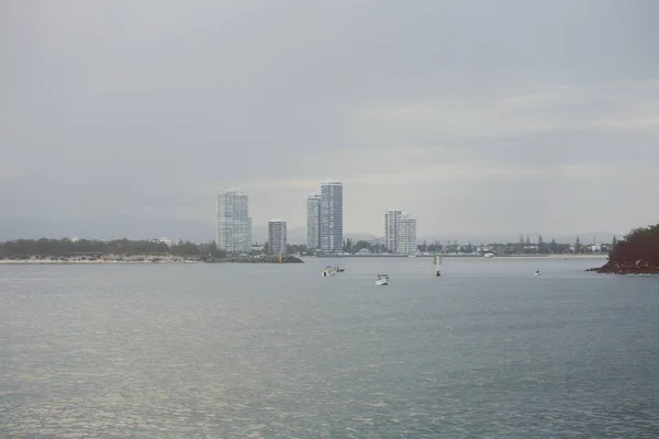 Gold Coast Ausztrália Január 2015 Kilátás Nyárson Strandtól Gold Coast — Stock Fotó