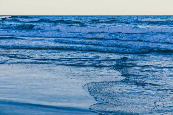 Ondas Tonos Azules Del Océano Pacífico Disparadas Queensland Australia — Foto de Stock