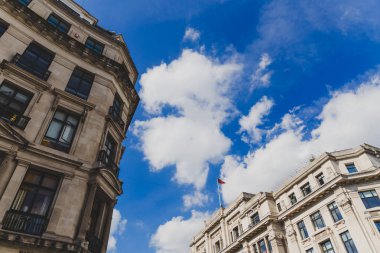Londra şehir merkezinde Regent Street London, Büyük Britanya - 21 Ağustos 2018: Mimarlık