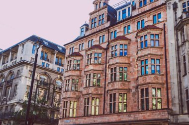 London, Büyük Britanya - 21 Ağustos 2018: mimari Piccadilly, Londra şehir merkezinde