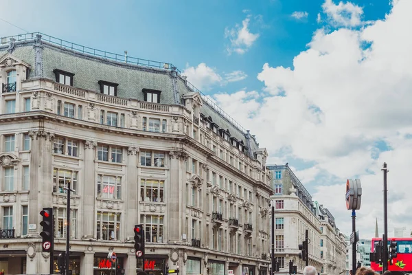 ロンドンで有名なリージェント ストリートの中心ロンドン イギリス 2018 — ストック写真