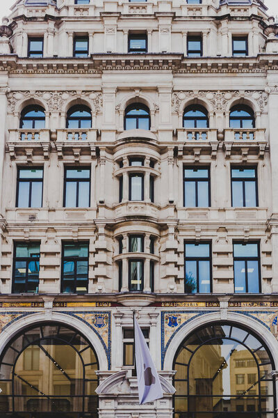 LONDON, UNITED KINGDOM - August 16th, 2018: architecture in London city centre in Regent Street