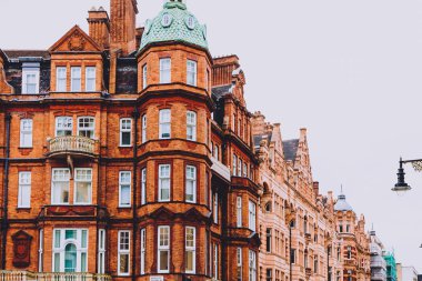London, Büyük Britanya - 22 Ağustos 2018: mimari Mayfair, Londra şehir merkezinde