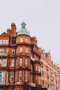London, Büyük Britanya - 22 Ağustos 2018: mimari Mayfair, Londra şehir merkezinde