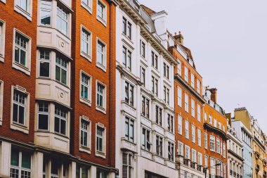London, Büyük Britanya - 23 Ağustos 2018: mimari Mayfair, Londra şehir merkezinde