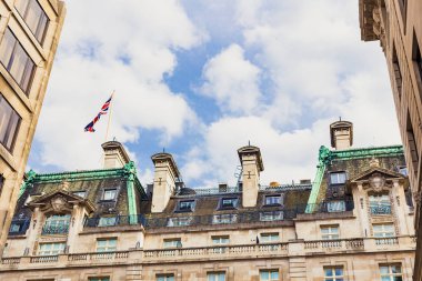 London, Büyük Britanya - 23 Ağustos 2018: mimari Piccadilly, Londra şehir merkezinde