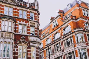 London, Büyük Britanya - 23 Ağustos 2018: mimari Mayfair, Londra şehir merkezinde
