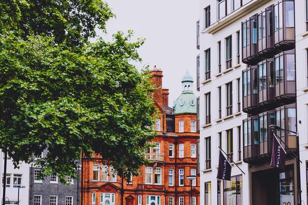 Архітектура Лондона Великобританія Серпня 2018 Центрі Лондона Районі Мейфер — стокове фото