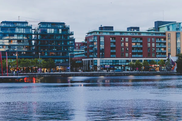 Dublin Irlanda Septiembre 2018 Detalle Grand Canal Square Centro Dublín — Foto de Stock