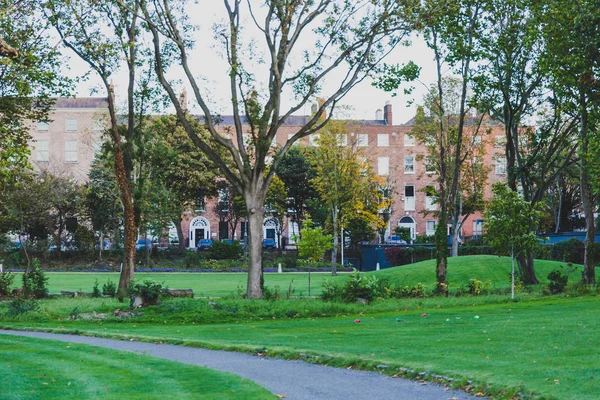 Dublin Ireland October 6Th 2018 View Merrion Square Park Dublin — Stock Photo, Image