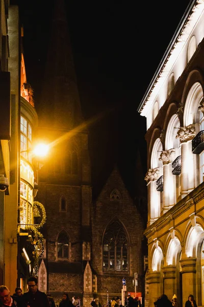 Dublin Irlandia Grudnia 2018 Pięknej Architektury Suffolk Street Centrum Dublina — Zdjęcie stockowe