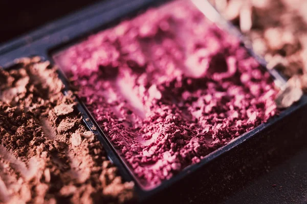 Crushed Blush Bronzer Powders Close Shot Concept Beauty Make Products — Stock Photo, Image