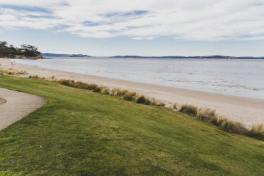 Tazmanya Blackmans Bay plaj manzara