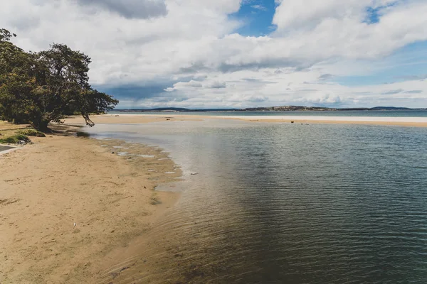 pristine Australian coastline and beach landscape in Tasmania