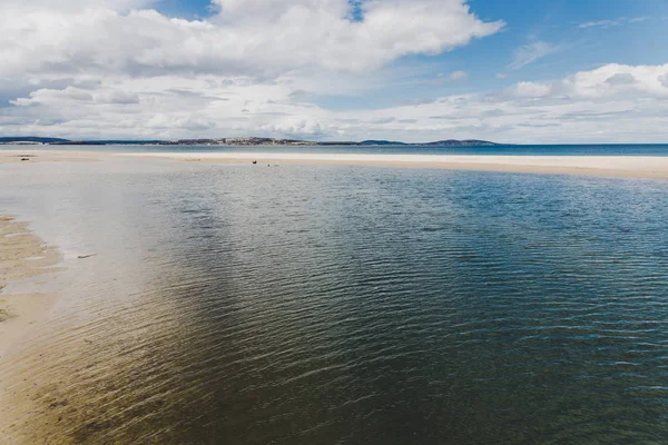 pristine Australian coastline and beach landscape in Tasmania