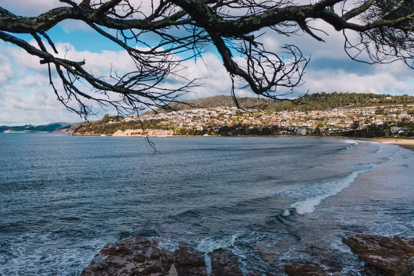 Hobart Tasmania Lipca 2020 Piękny Tazmański Krajobraz Nadmorski Blackmans Bay — Zdjęcie stockowe