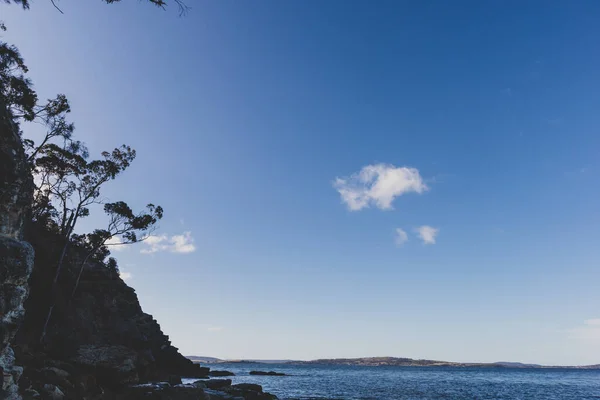 Pemandangan Pantai Cerah Kingston Beach Hobart Selatan Tasmania Australia — Stok Foto